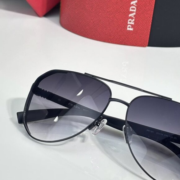 Prada Black Aviator Sunglasses main image 9
